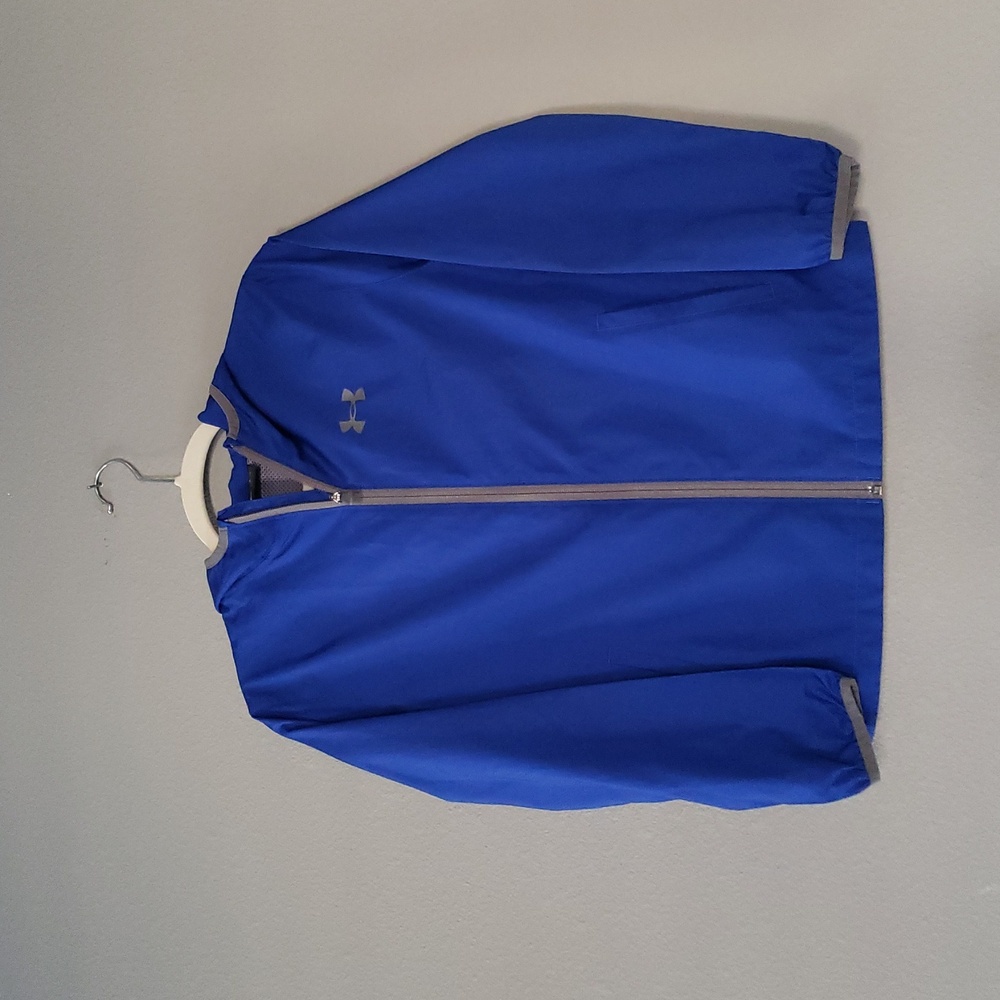 Under Armour Windbreaker - Royal. Boys.